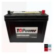Bateria TOPOWER 45 amperes 390cca positivo Rh delgado - Imagen 2