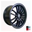 LLANTAS ARO 15 MODELO ATENA C/LOGO 4 EN 100 Y 114 NEGRO MATE    JUEGO