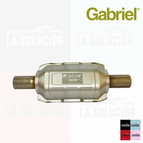 Catalitico bencinero ovalado 2 pulgadas GABRIEL MX