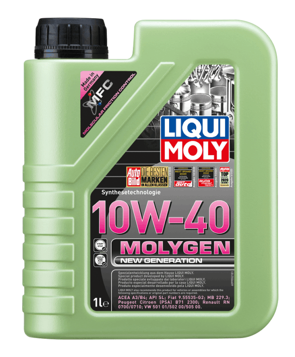 ACEITE LIQUI MOLY 10W40 MOLYGEN NEW GENERATION 1L