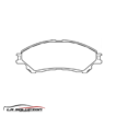 PASTILLA FRENO SUZUKI VITARA 15-19 | SCROSS 15-19 CERAMICA - Imagen 3