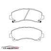 PASTILLA FRENO CHEVROLET DMAX 2.5 11-19 | MAXUS T60 17-22 CERAMICA - Imagen 3