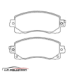 PASTILLA FRENO SUBARU IMPREZA 1.6 17-22 | FORESTER 19-22 | OUTBACK 2.5 CERAMICA - Imagen 3