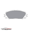 PASTILLA FRENO TOYOTA NEW YARIS 06-14 | | GREATWALL VOLEEX CERAMICA - Imagen 2