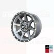 LLANTAS ARO 17X9 6X139.7 ET0 CB 110.5 GRIS MATE MAMMOOTH WHEELS