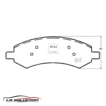 PASTILLA FRENO RAM 1500 06-19 | DODGE DAKOTA CERAMICA - Imagen 2