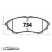 PASTILLA FRENO FORD RANGER 2.5 12-14 | BT-50 2.5 07-12 GTX - Imagen 2