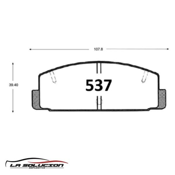 PASTILLA FRENO MAZDA 6 02-14 | ARTIS 1.8 95-99 TRASERAS GTX