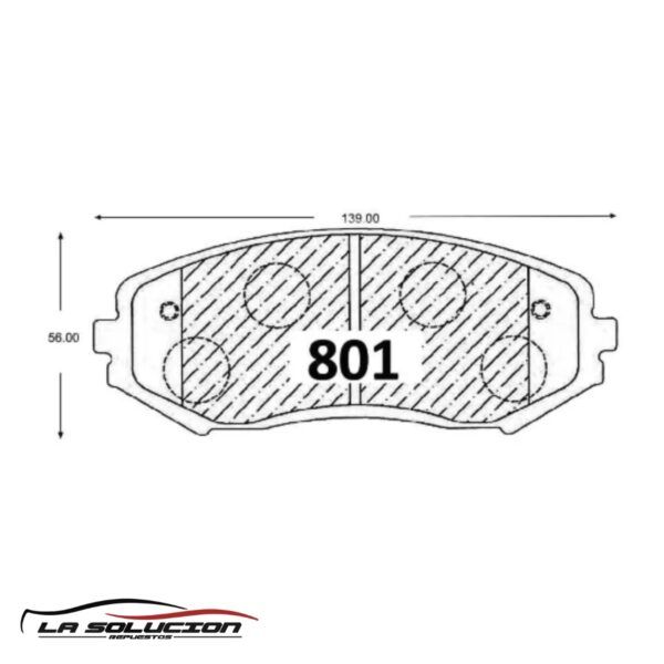 PASTILLA FRENO SUZUKI GRAND NOMADE 06-16 | GRAND VITARA 06-14 GTX