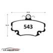 PASTILLA FRENO RENAULT CLIO 00-10 | NISSAN PLATINA - Imagen 2