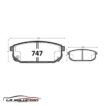 PASTILLA FRENO KIA SORENTO 02-07 TRASERAS GTX - Imagen 2