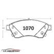 PASTILLA FRENO CHEVROLET CRUZE 10-17 | ORLANDO 12-16 | TRACKER 1.8 GTX - Imagen 2