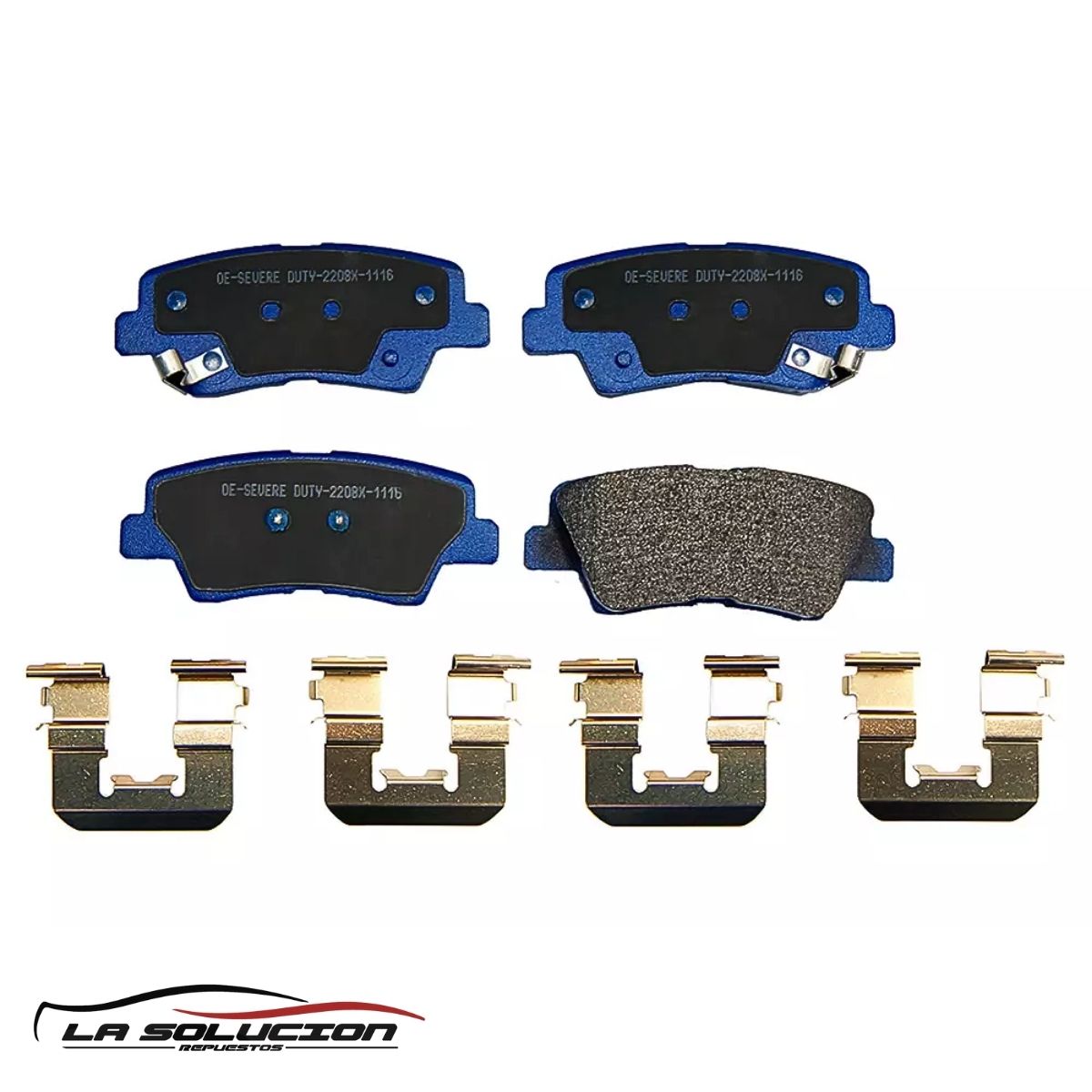 PASTILLA FRENO HYUNDAI ELANTRA 07-11 | SANTA FE 00-09 | TUCSON 05-10 | KIA SPORTAGE PRO 05-10 TRASERAS GTX