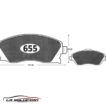 PASTILLA FRENO CHEVROLET CORSA EVOLUTION 1.8 01-05 | MONTANA PICK UP GTX - Imagen 2
