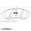 PASTILLA FRENO HYUNDAI H1 2.5 08-20 | GRAND CARNIVAL GTX - Imagen 2