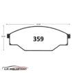 PASTILLA FRENO TOYOTA HILUX 83-05 | GREATWALL DEER 2.2 GTX - Imagen 2