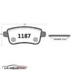 PASTILLA FRENO RENAULT FLUENCE 2.0 11-16 TRASERAS GTX