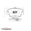 PASTILLA FRENO TOYOTA COROLLA 2.0 21-24 | RAV4 06-18 TRASERAS GTX - Imagen 2