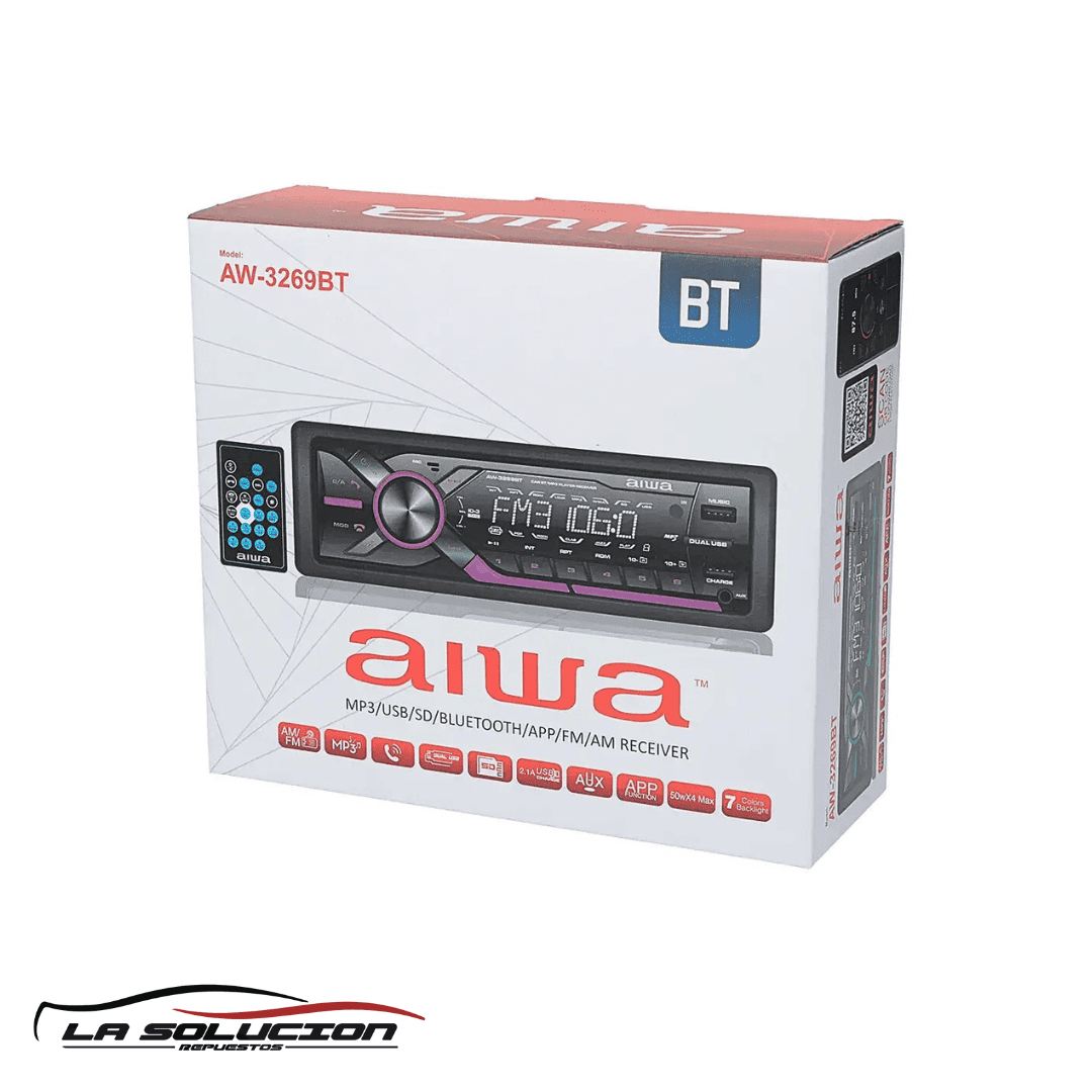 RADIO AIWA USB/BT 1DIN AW-3269