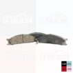 Pastilla freno nissan d-21 2.4 93-10 2wd | Nissan terrano 2.4 98-13 2wd STP