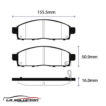 PASTILLA FRENO MITSUBISHI L200 07-22 2WD-4WD STP - Imagen 4