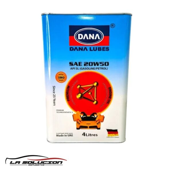ACEITE DANA 20W50 4 LT