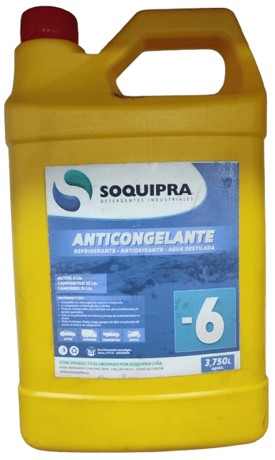ANTICONGELANTE SOQUIPRA -6 G° ROJO