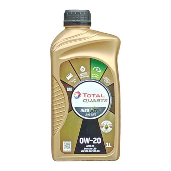 ACEITE TOTAL QUARTZ 0W20 1LT INEO XTRA LONG LIFE C4